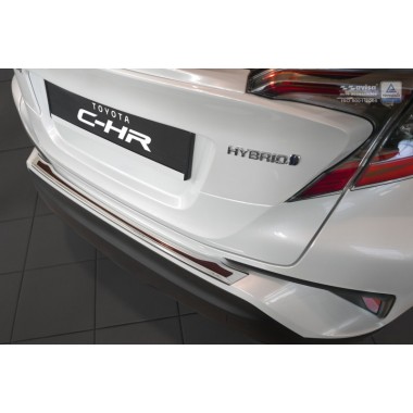 Накладка на задний бампер (карбон) Toyota C-HR (2017-) бренд – Avisa главное фото